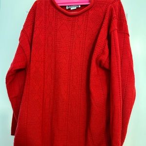 Red Retro Sweater